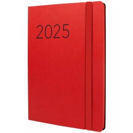 883363025 FINOCAM AGENDA ANUAL FLEXI LISA FA5-148X210MM SVV ROJO 2025