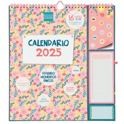 540220325 FINOCAM CALENDARIO DE PARED PLUS 16 MESES 215X325MM VITAE 2024-2025