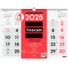 780010025 FINOCAM CALENDARIO DE PARED NÚMEROS GRANDES L-430X310MM NEUTRO 2025