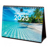 780324025 FINOCAM CALENDARIO DE SOBREMESA PARA ESCRIBIR S-210X150MM IMÁGENES PAISAJES PARADISÍACOS 2025