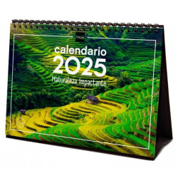 780324825 FINOCAM CALENDARIO DE SOBREMESA PARA ESCRIBIR S-210X150MM IMÁGENES NATURALEZA IMPACTANTE 2025