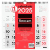 780570025 FINOCAM CALENDARIO DE PARED NÚMEROS GRANDES 300X300MM NEUTRO 2025