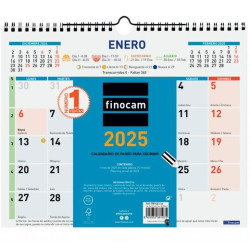 781420025 FINOCAM CALENDARIO DE PARED PARA ESCRIBIR 300X247MM COLOR 2025