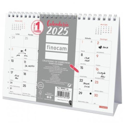 787027325 FINOCAM CALENDARIO DE SOBREMESA PARA ESCRIBIR S-210X150MM CHIC BLANCO 2025