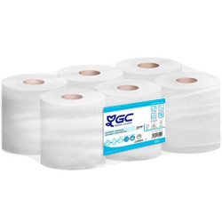 J288600 GC BOBINA SECAMANOS 2 CAPAS 477/143M  PACK 6 FSC BLANCO