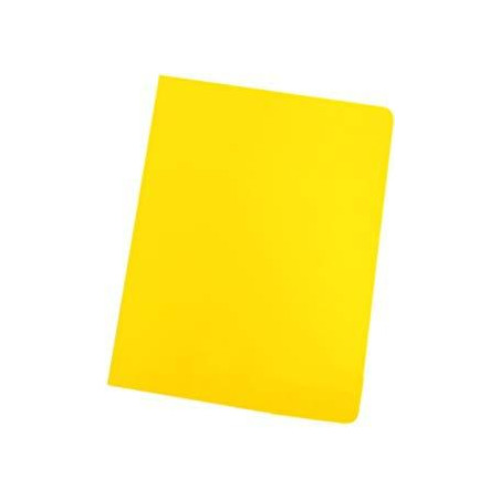 400040484 GIO SUBCARPETA SIMPLE CARTULINA AMARILLO INTENSO A4  250GR -50U-