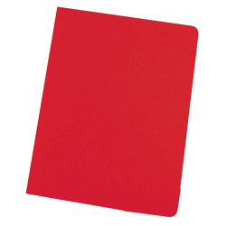 400040487 GIO SUBCARPETA SIMPLE CARTULINA ROJO INTENSO A4 250GR  -50U-