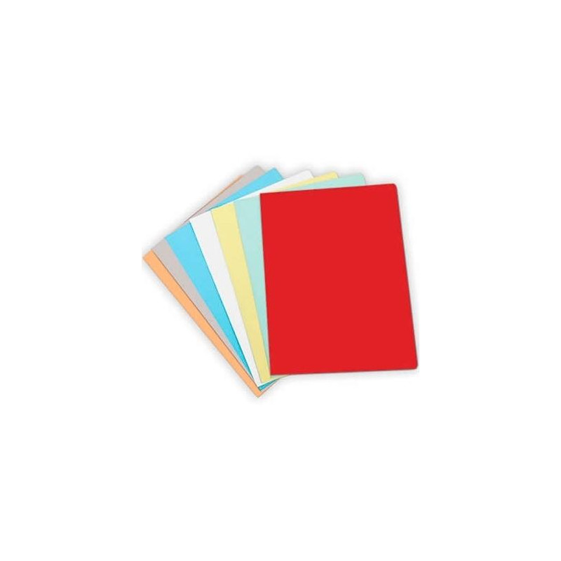 400040551 GIO SUBCARPETA SIMPLE CARTULINA A4 180GR ROJO PASTEL -PACK DE 50U-