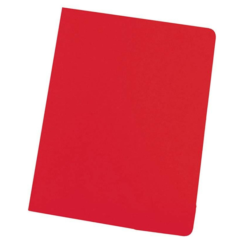 400040654 GIO SUBCARPETA SIMPLE CARTULINA ROJO INTENSO FOLIO 250GR -50U-