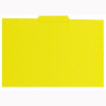 400040696 GIO SUBCARPETA CON PESTAÑA CENTRAL FOLIO CARTULINA 250GR AMARILLO INTENSO -50U-