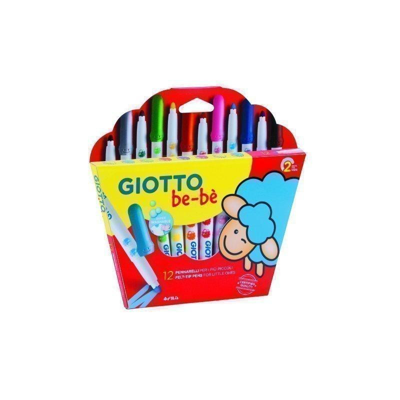 F469900 GIOTTO ROTULADORES BE-BÉ SÚPER COLORES SURTIDOS ESTUCHE 12 UD