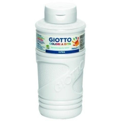 F472901 GIOTTO PINTURA DE DEDOS DE 750 ML COLOR BLANCO