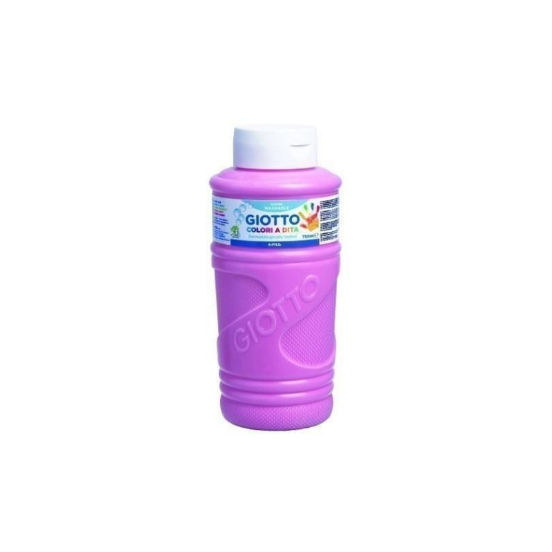 F472906 GIOTTO PINTURA DE DEDOS DE 750 ML COLOR ROSA