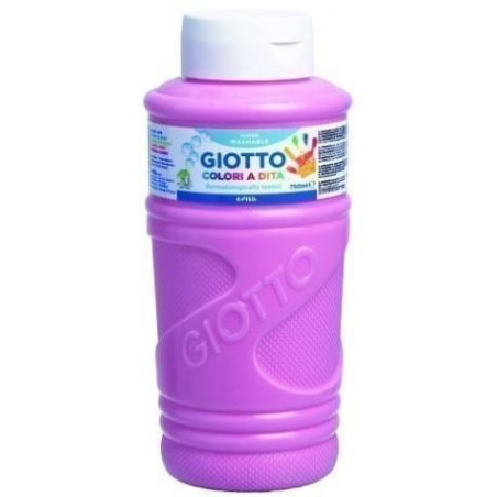 F472906 GIOTTO PINTURA DE DEDOS DE 750 ML COLOR ROSA