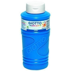 F472915 GIOTTO PINTURA DE DEDOS DE 750 ML COLOR AZUL CYAN