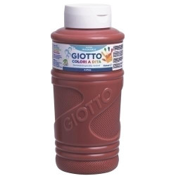 F472928 GIOTTO PINTURA DE DEDOS DE 750 ML COLOR MARRÓN