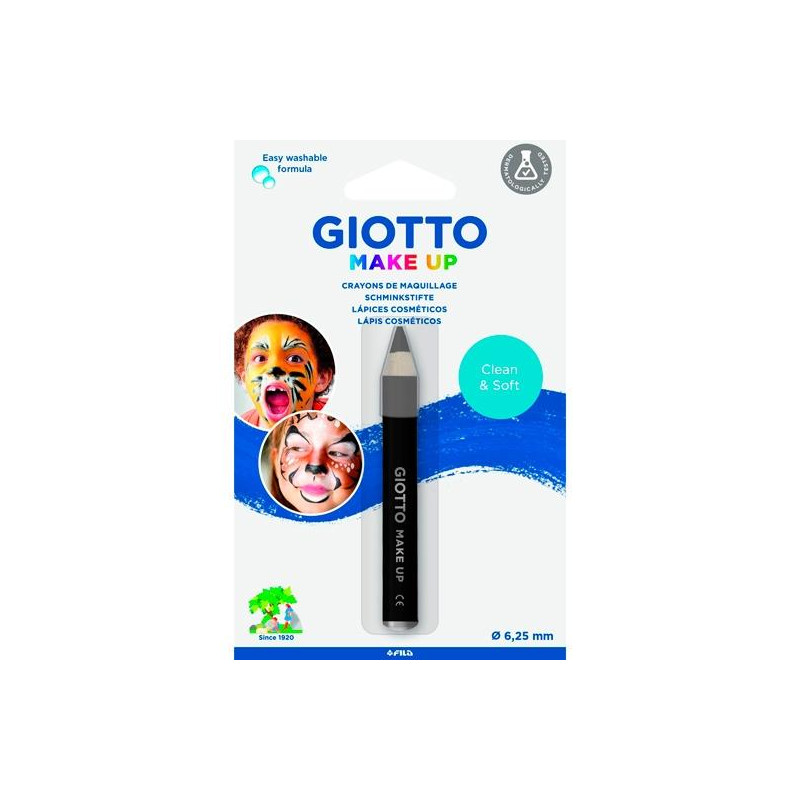 F473136 GIOTTO LÁPIZ COSMÉTICO INDIVIDUAL UNISEX PARA NIÑOS NEGRO -BLISTER-