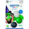 F476100 GIOTTO SET DE PINTURA FACIAL BRUJA UNISEX PARA NIÑOS 5ML COLORES SURTIDOS -BLISTER DE 3U-