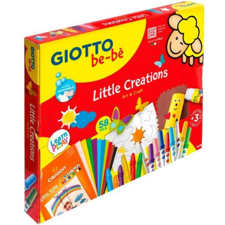 F479100 GIOTTO SET PEQUEÑAS CREACIONES BE-BÉ COLORES SURTIDOS