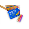 F539000 GIOTTO TIZAS ROBERCOLOR ANTIPOLVO COLORES SURTIDOS CAJA 100 UD