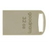 UPO3-032 GOODRAM PENDRIVE METAL USB FLASH DRIVE 32GB C/RANURA PARA COLGAR Y LLAVERO USB 3.0 PLATA