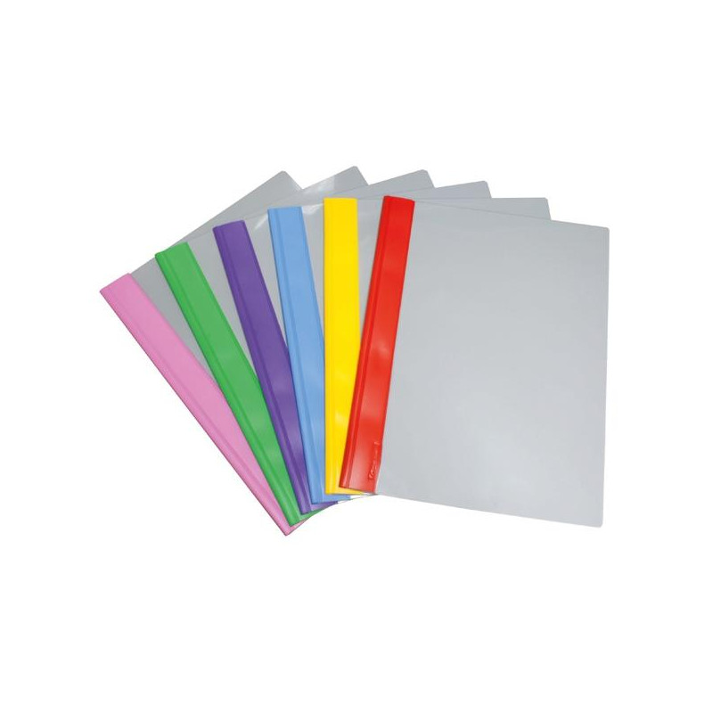 5032535 GRAFOPLAS DOSSIER HERRAJE FÁSTENER PVC COLORS FOLIO VIOLETA -12U-