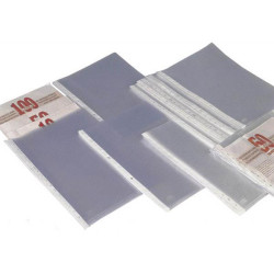 78149800 GRAFOPLAS FUNDAS MULTITALADRO 11 PP LISO ESTÁNDAR A4 TRANSPARENTE BOLSA -20U-