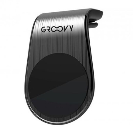 AVP-MGN GROOVY SOPORTE DE COCHE PARA MOVIL MAGNETICO GRIS OSCURO