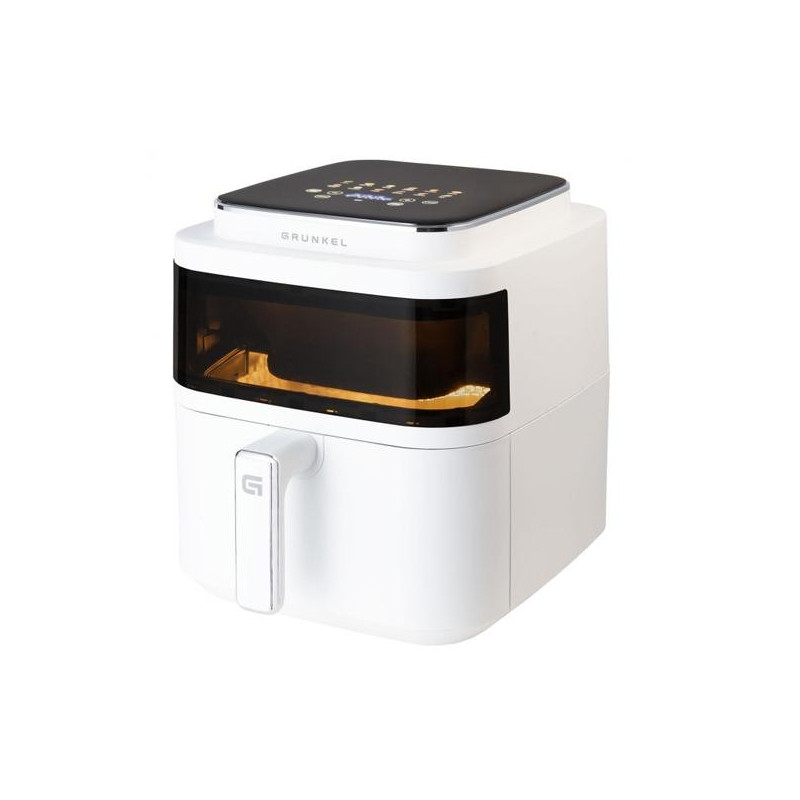 LIGHT FRYER WHITE GRUNKEL FREIDORA SANA SIN ACEITE DIGITAL 6L BLANCO