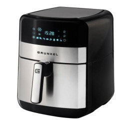 STEEL TASTY FRYER GRUNKEL FREIDORA SANA SIN ACEITE DIGITAL 6L GRIS