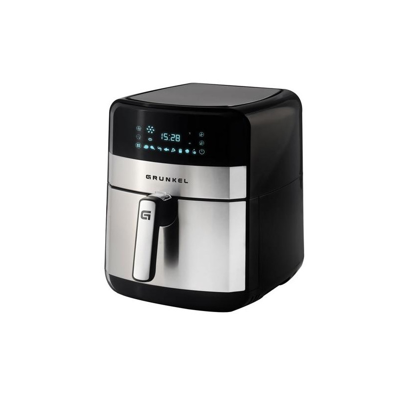 STEEL TASTY FRYER GRUNKEL FREIDORA SANA SIN ACEITE DIGITAL 6L GRIS