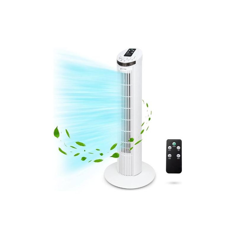 TF-RC SILENCE BL GRUNKEL VENTILADOR DE TORRE 45W 3 VELOCIDADES C/TEMPORIZADOR Y MANDO A DISTANCIA BLANCO