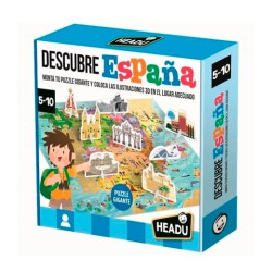 130014915 HEADU JUEGO EDUCATIVO DESCUBRE ESPAÑA S.T.E.M. 5-10 AÑOS