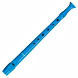 9508 BLUE HOHNER FLAUTA PLASTICO AZUL CLARO