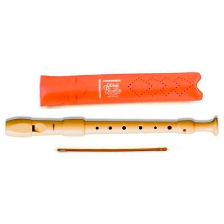 9516 HOHNER FLAUTA PLASTICO FUNDA NARANJA