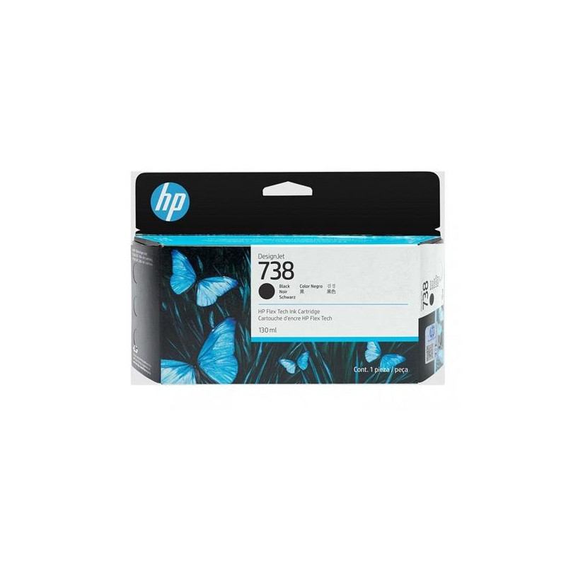 498N4A HP TINTA NEGRO DESIGNJET 738