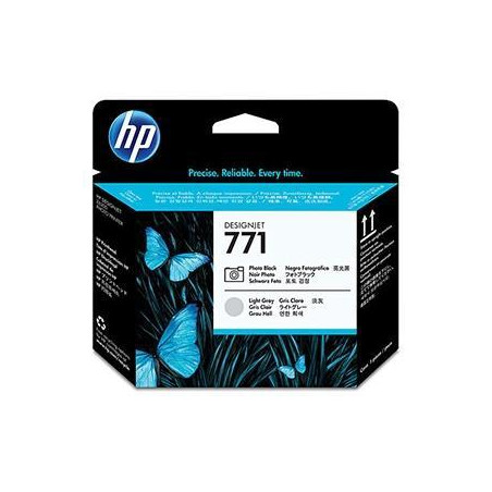 CE020A HP CABEZAL NEGRO FOTOGRÁFICO/GRIS CLARO DESIGNJET 771