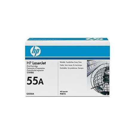 CE255A HP TONER NEGRO LASERJET P3011/P3015 - 55A