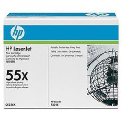 CE255X HP TONER NEGRO LASERJET P3011/P3015 - 55 X