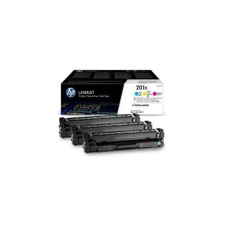 CF253XM HP LASERJET PRO M252N 201X PACK 3 TONER ALTA CAPACIDAD CYAN/MAGENTA/YELLOW