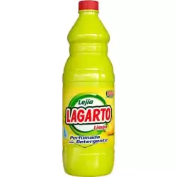 002052 LAGARTO LEJÍA PERFUMADA LIMÓN CON DETERGENTE BOTELLA 1500ML