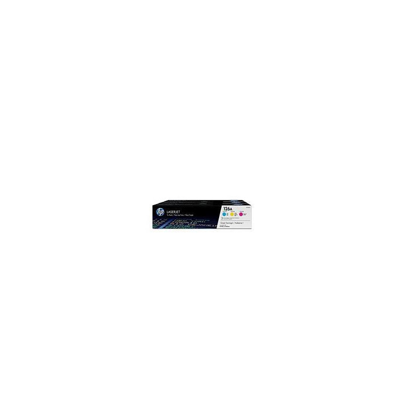 CF341A HP TONER C / M / Y - 126A (PACK 3) (CE311A / CE312A / CE313A )