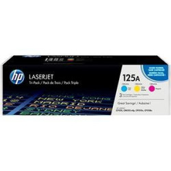 CF373AM HP TONER LASER TRICOLOR 125A PACK 3 (CB541-CB542-CB543)