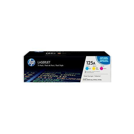 CF373AM HP TONER LASER TRICOLOR 125A PACK 3 (CB541-CB542-CB543)