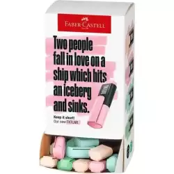 154201 FABER CASTELL MARCADOR TEXTLINER SURTIDO PASTEL EXPOSITOR CARTÓN 60 UD