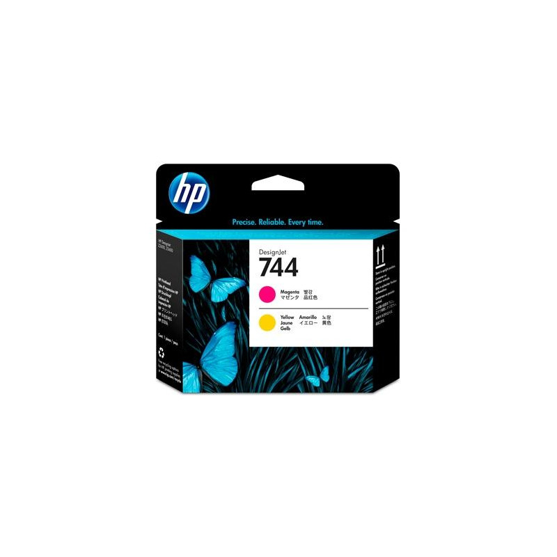 F9J87A HP CABEZAL MAGENTA Y AMARILLO DESIGNJET 744