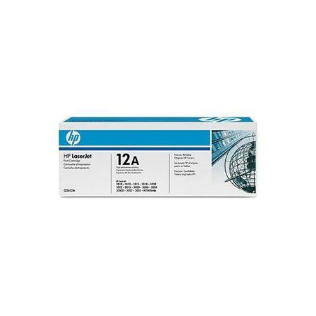 Q2612AD HP TONER NEGRO LASERJET 1010/1012/1020/1015/3015/3020/3030/3050/3052/3055 - 12A (PACK 2)