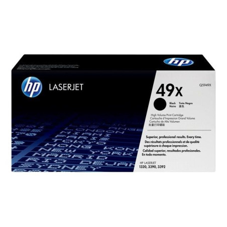 Q5949X HP TONER LASER NEGRO  LASERJET SMART 1320 1320N 1320NW 1320TN LASERJET 3390 3392 - 49 X