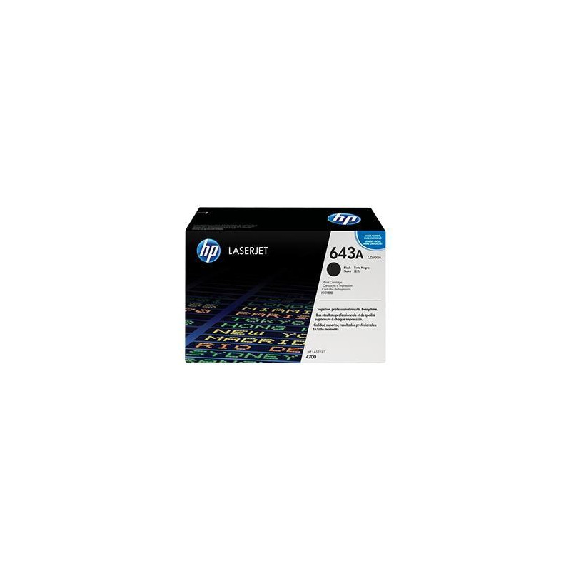 Q5950A HP TONER NEGRO LASERJET COLOR 4700 - 643 A