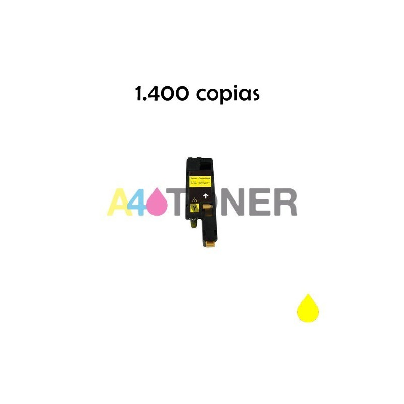 Toner Dell E525 amarillo compatible a Dell 593-BBLV (MWR7R / 3581G)